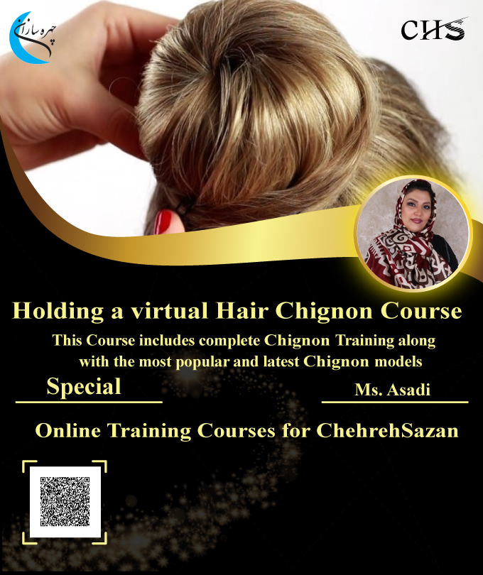 Hair Chignon training course, Hair Chignon course , Hair Chignon training , Hair Chignon training course Certificate
