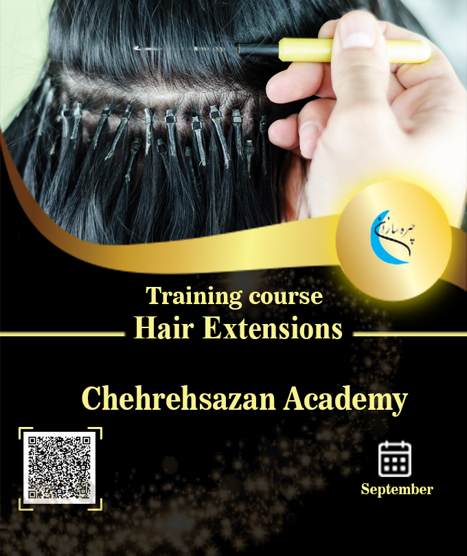 Training course from zero to one hundred hair extensions in the Academy of Face Makers with a valid certificate