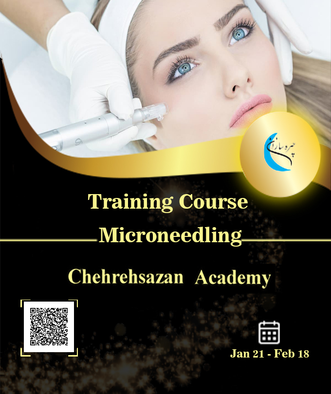 Education, course, microneedling, academychehrehsazan, international degree