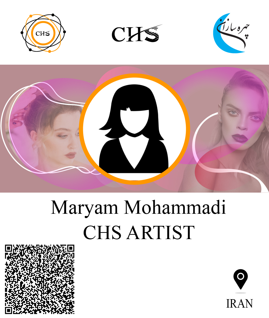 Maryam Mohammadi, Makeup training certificate, Makeup, Makeup certificate, Makeup training, Makeup training Maryam Mohammadi, Makeup certificate Maryam Mohammadi